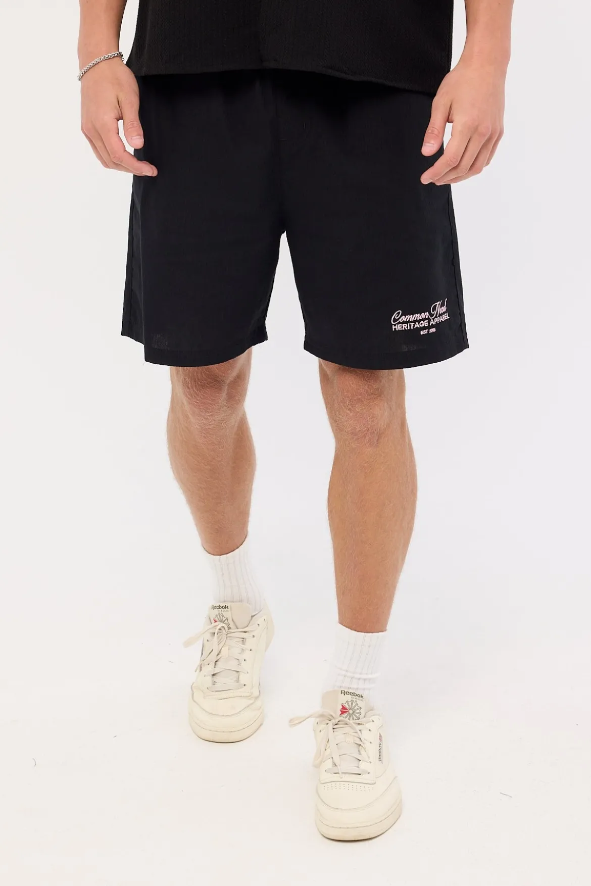 Royalty Elastic Waist Short Black