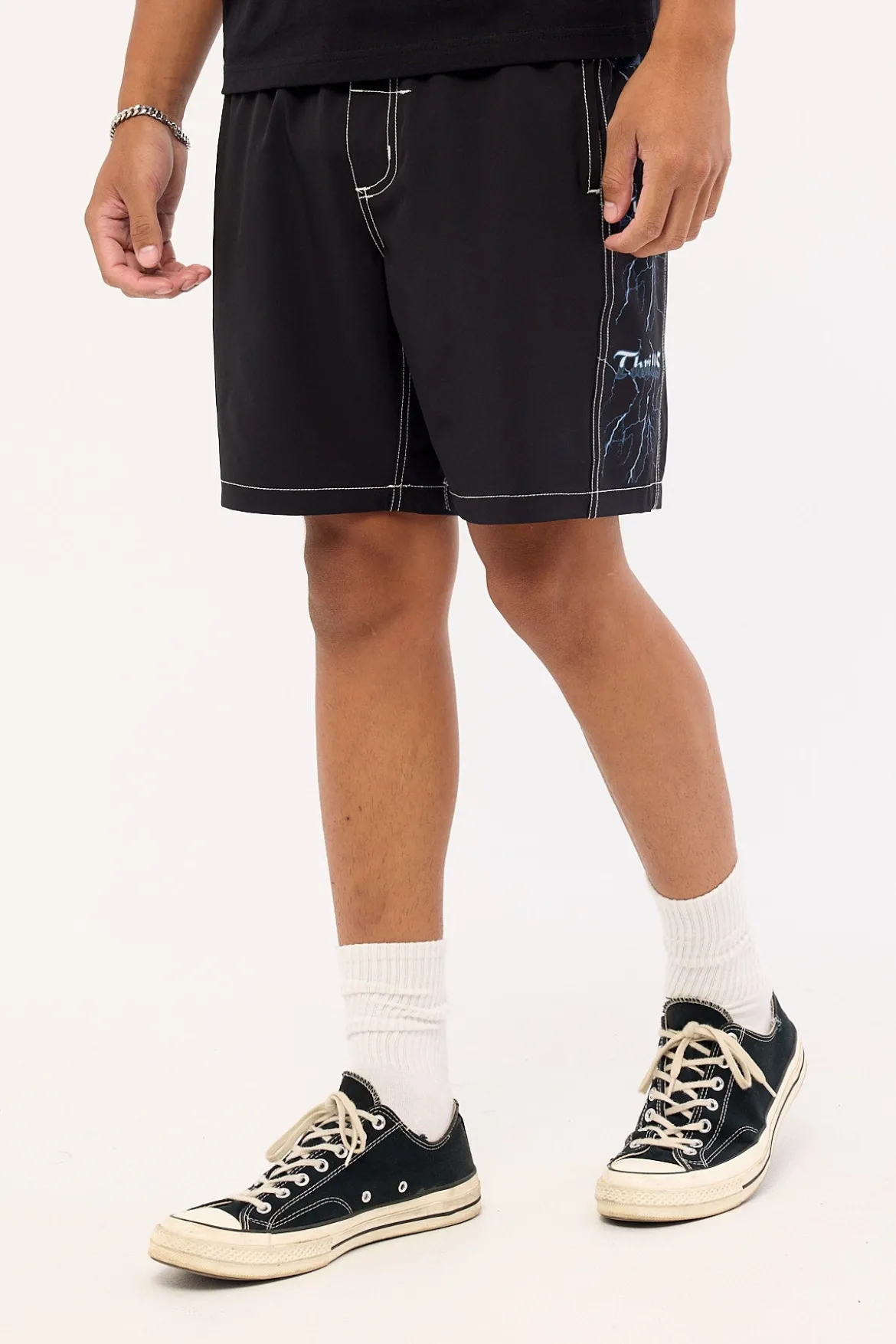 Run For The Hills Elastic Short Black