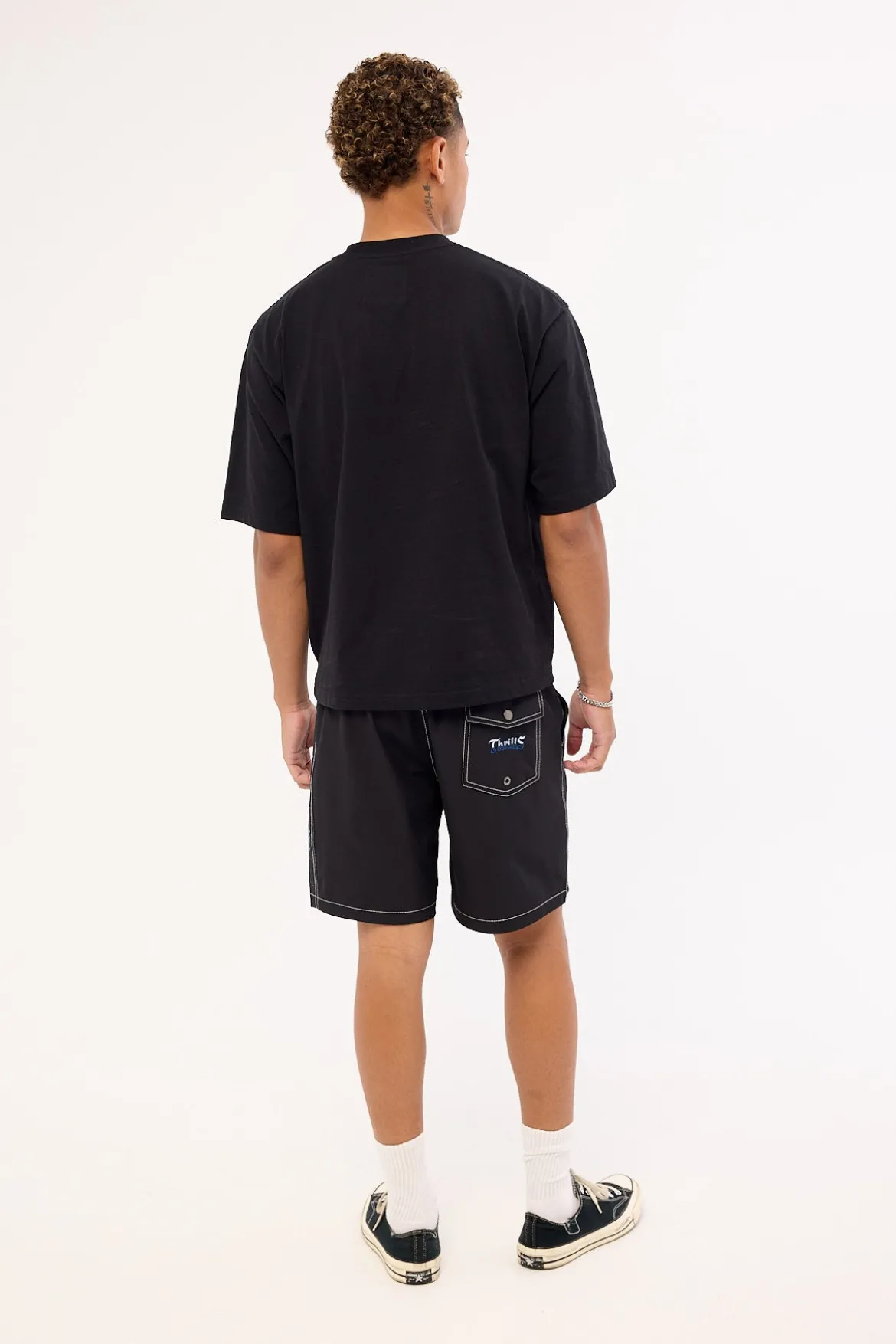 Run For The Hills Elastic Short Black