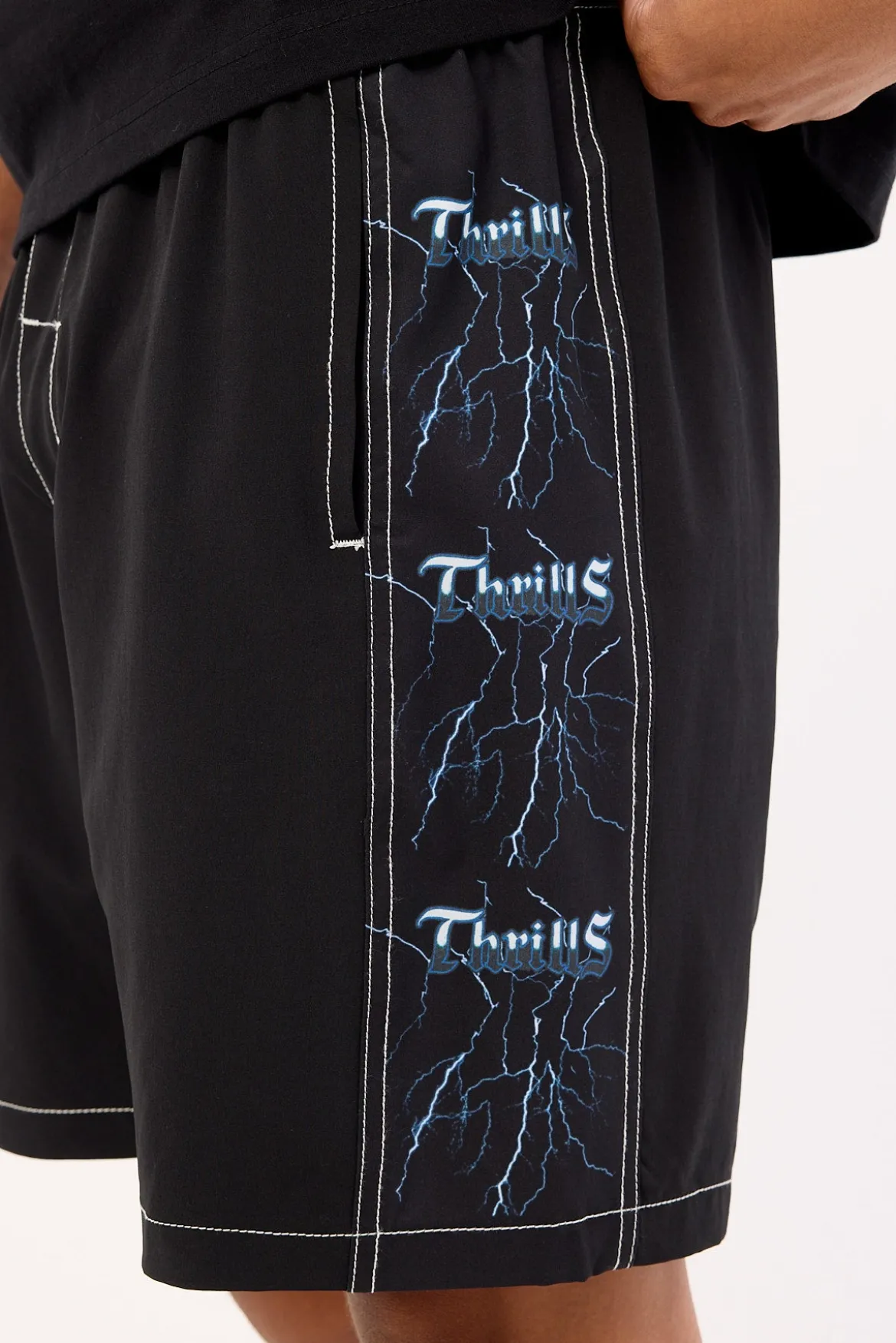 Run For The Hills Elastic Short Black