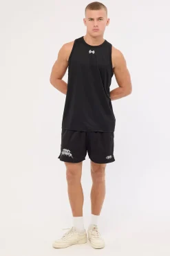 Runner Rage Singlet Black