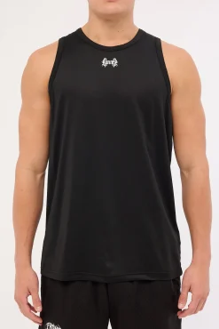Runner Rage Singlet Black