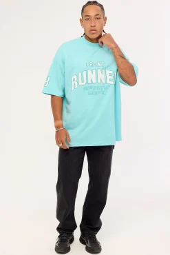 Runner Sports Dept Tee Ice Blue