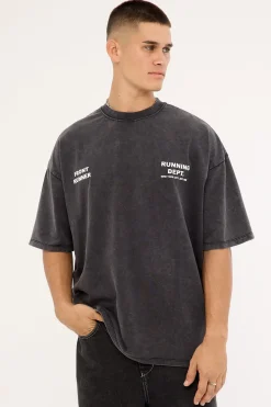 Running Dept. Tee Black
