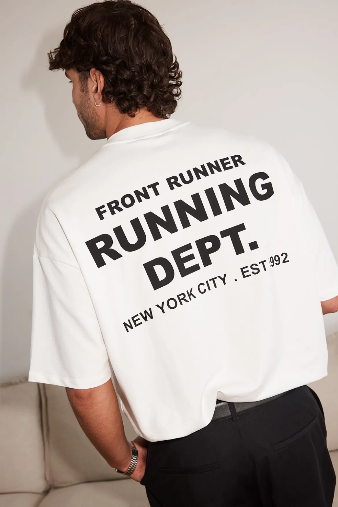 Running Dept Tee White