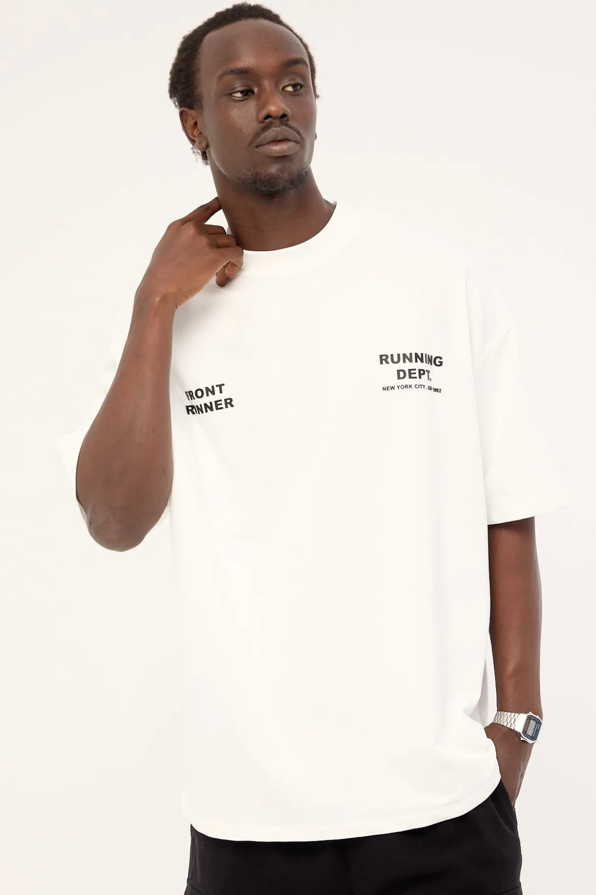 Running Dept Tee White