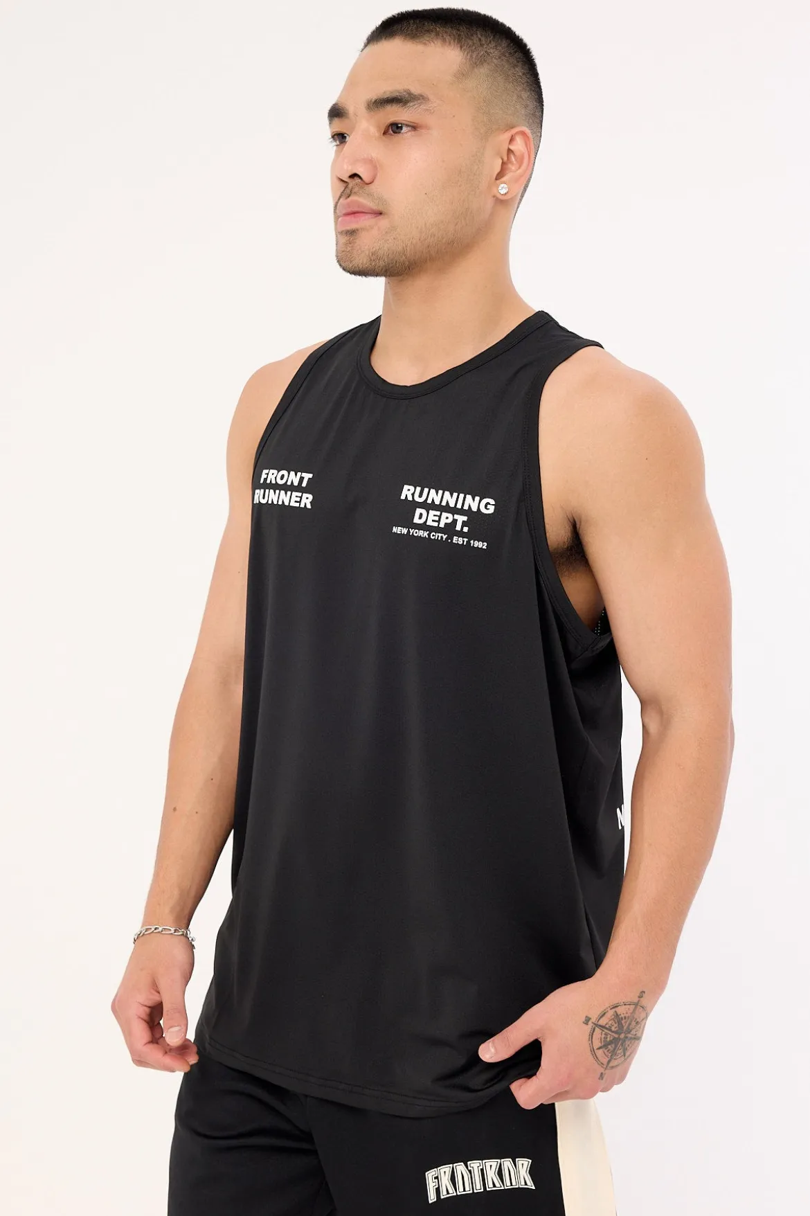 Running Dept Training Singlet Black