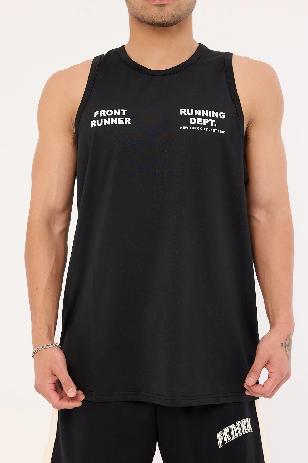 Running Dept Training Singlet Black
