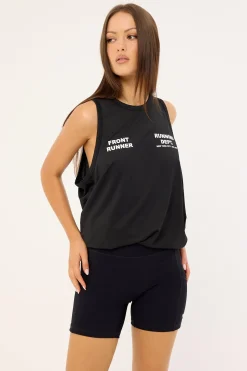 Running Dept Training Singlet Black