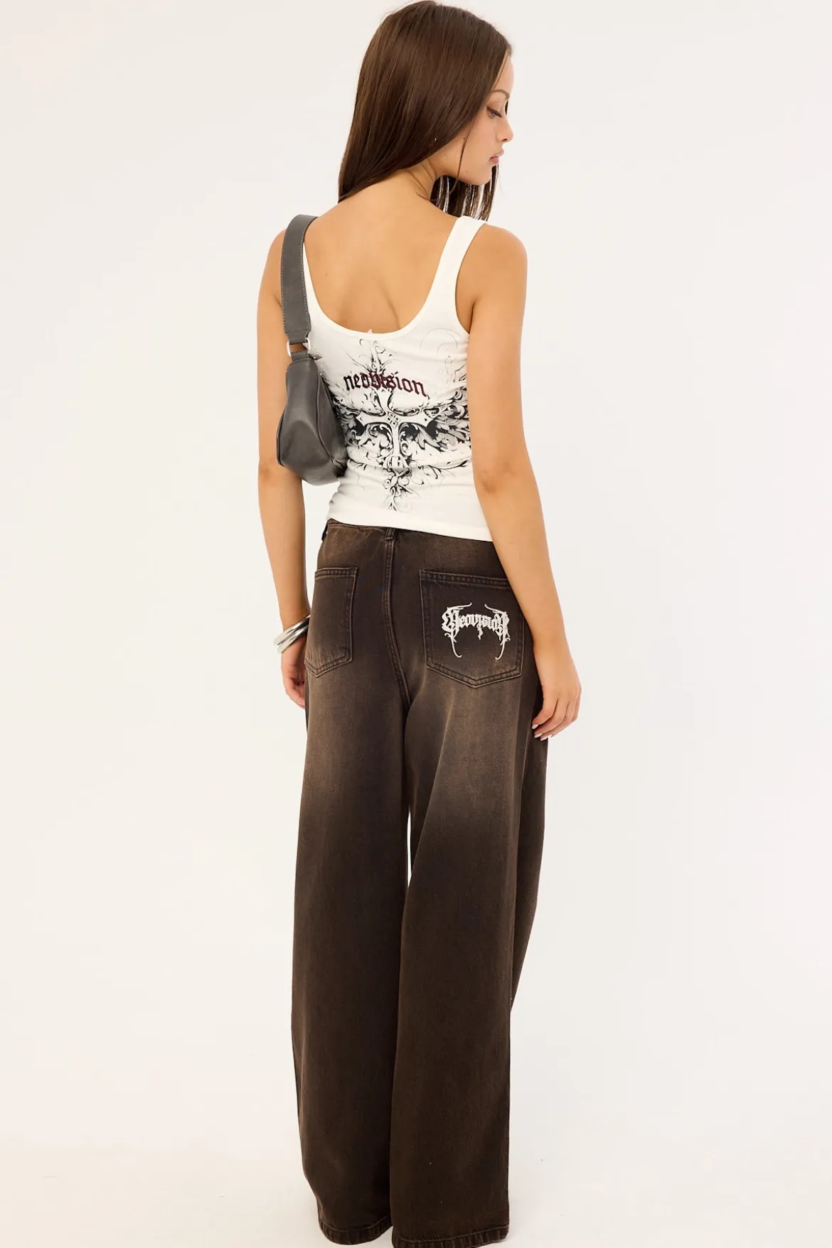 Rustline Straight Leg Pant Washed Brown