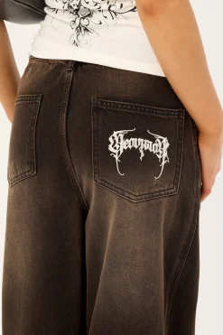 Rustline Straight Leg Pant Washed Brown