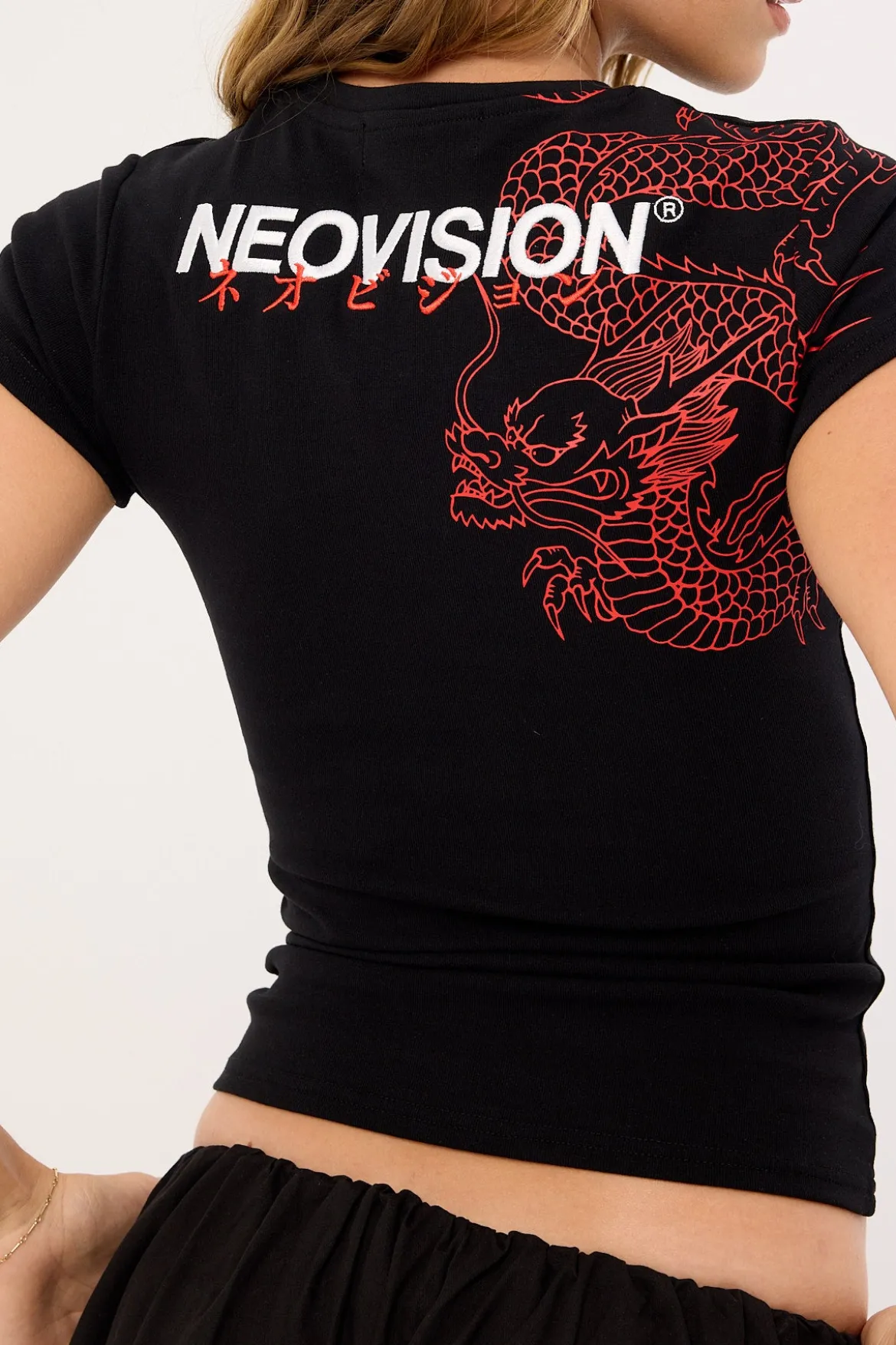Ryuko Baby Tee Black