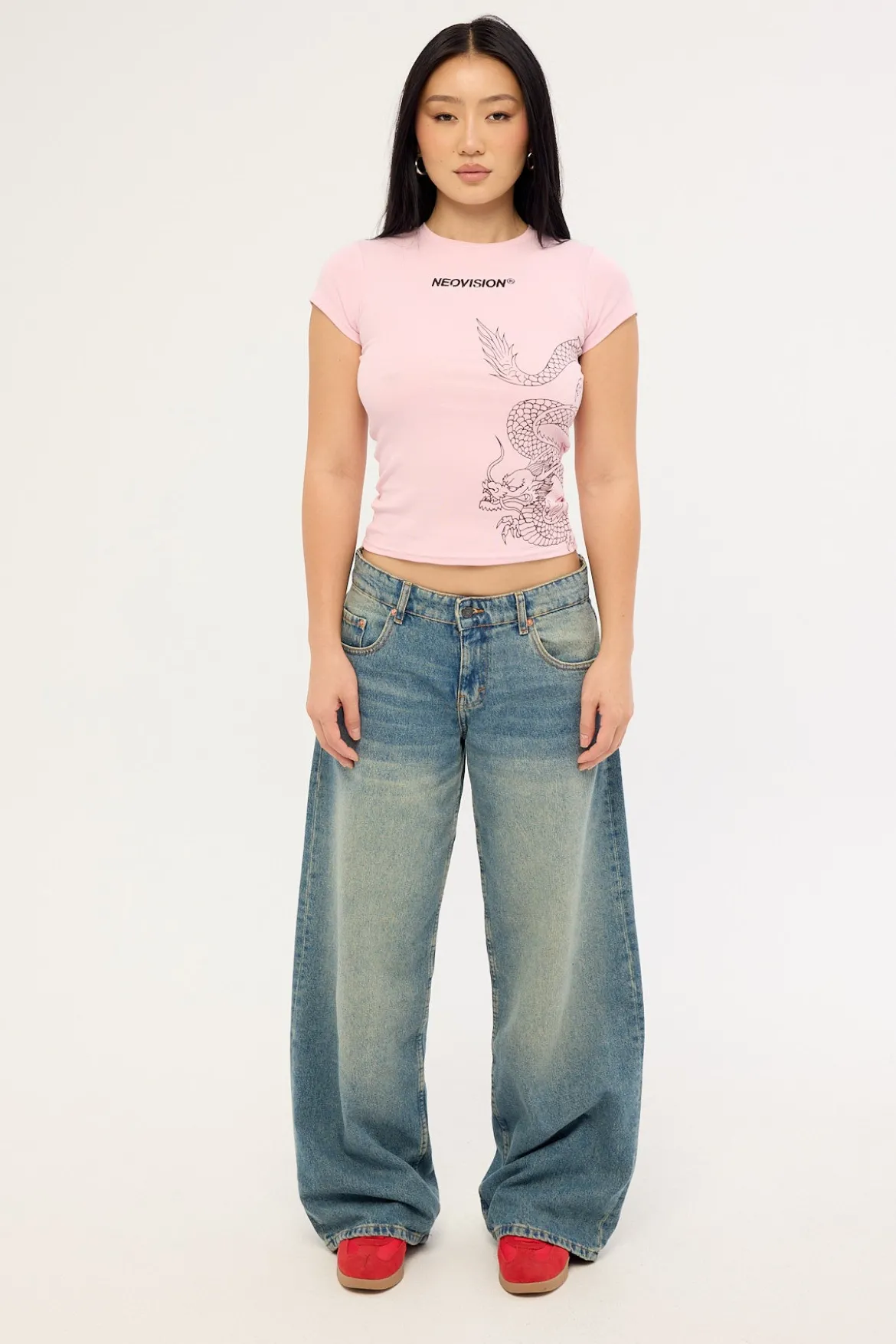 Ryuko Baby Tee Pink