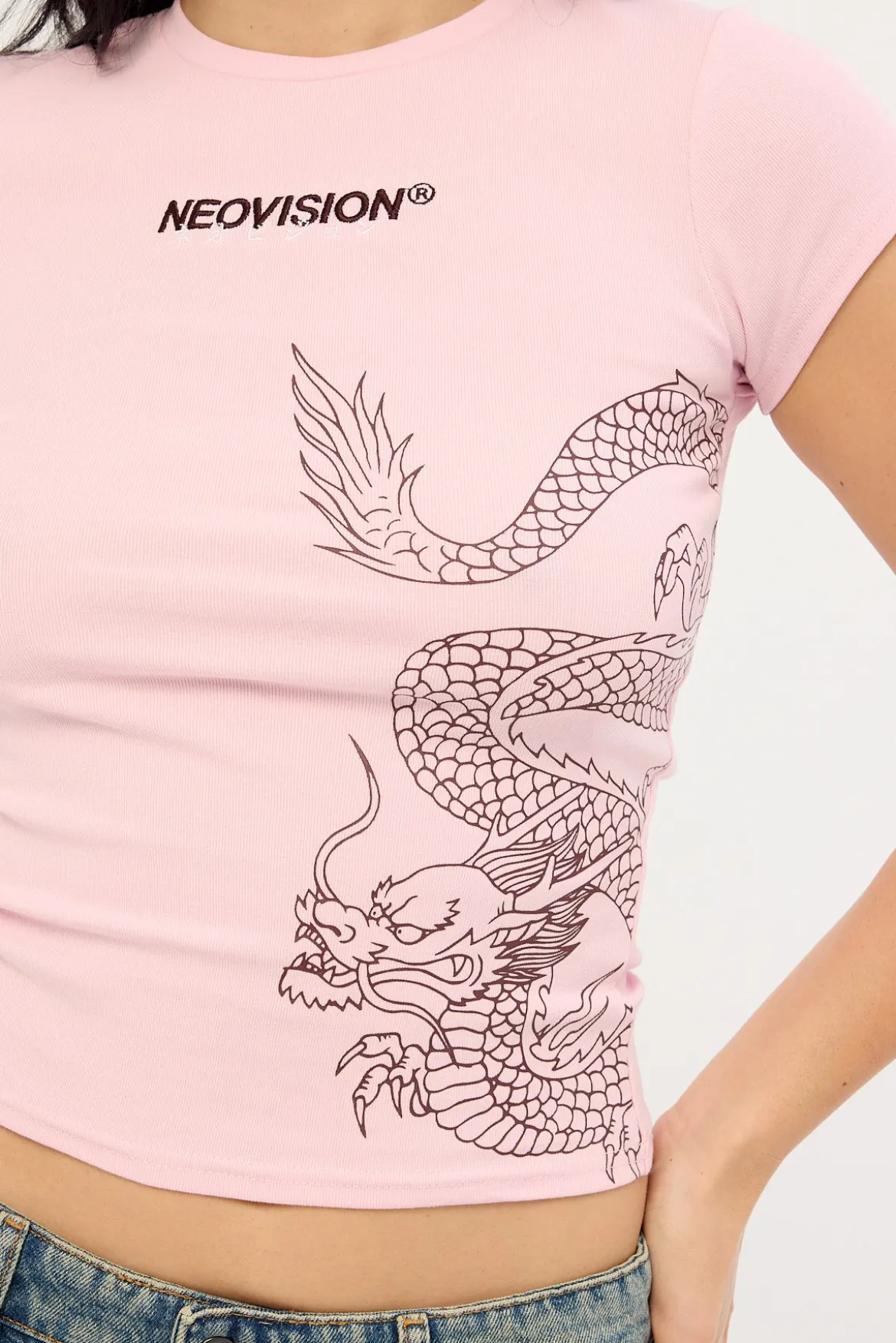 Ryuko Baby Tee Pink