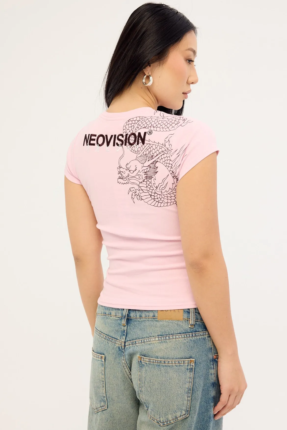 Ryuko Baby Tee Pink