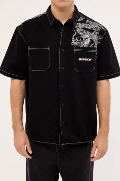 Ryuko Oversize Shirt Washed Black
