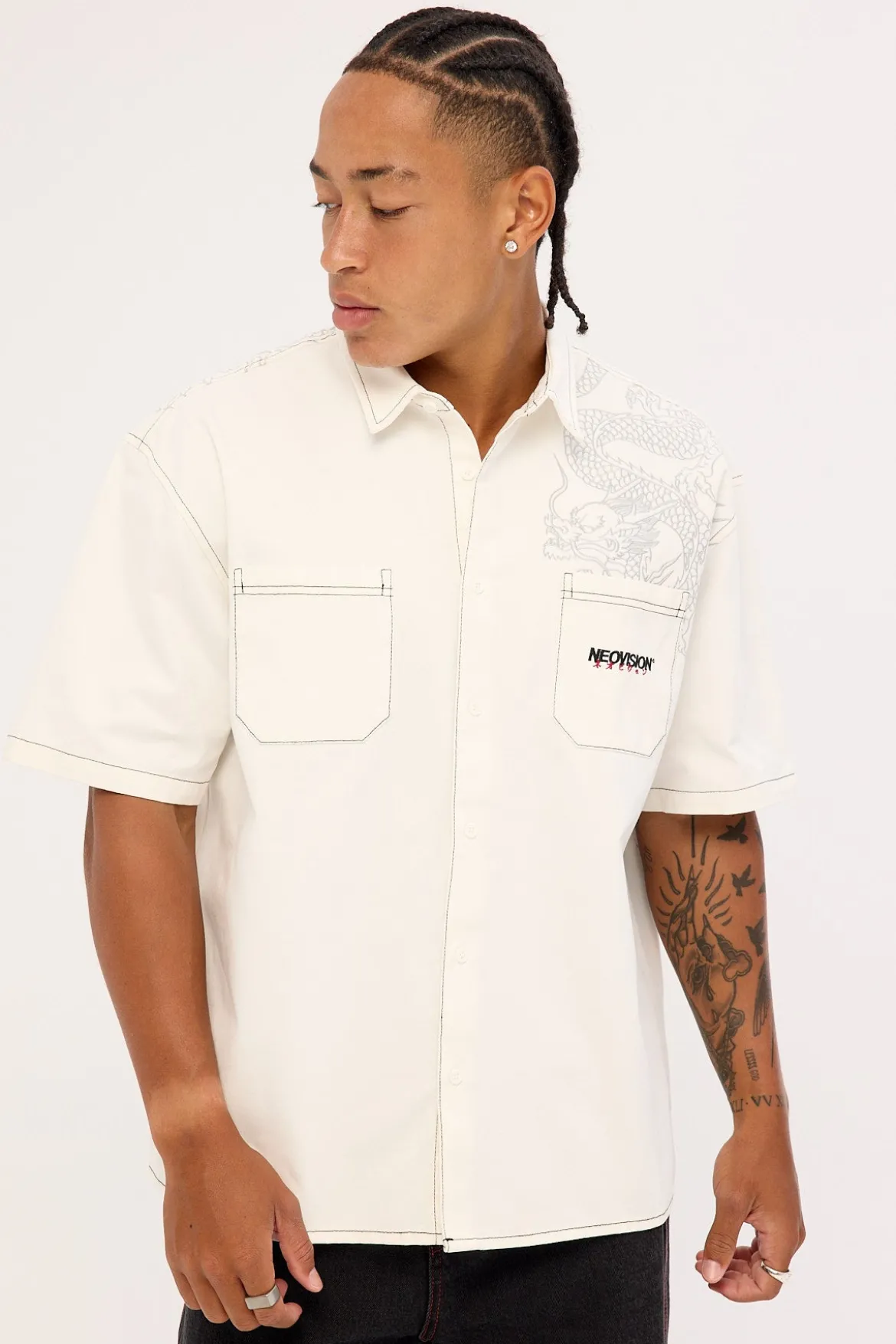 Ryuko Oversize Shirt White