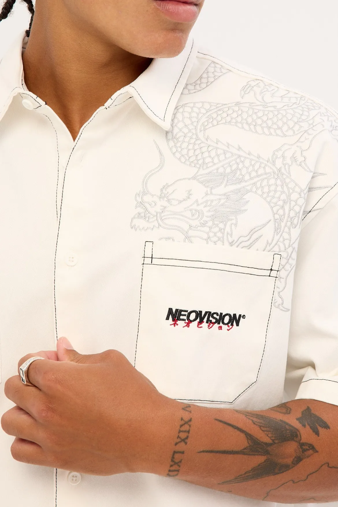 Ryuko Oversize Shirt White