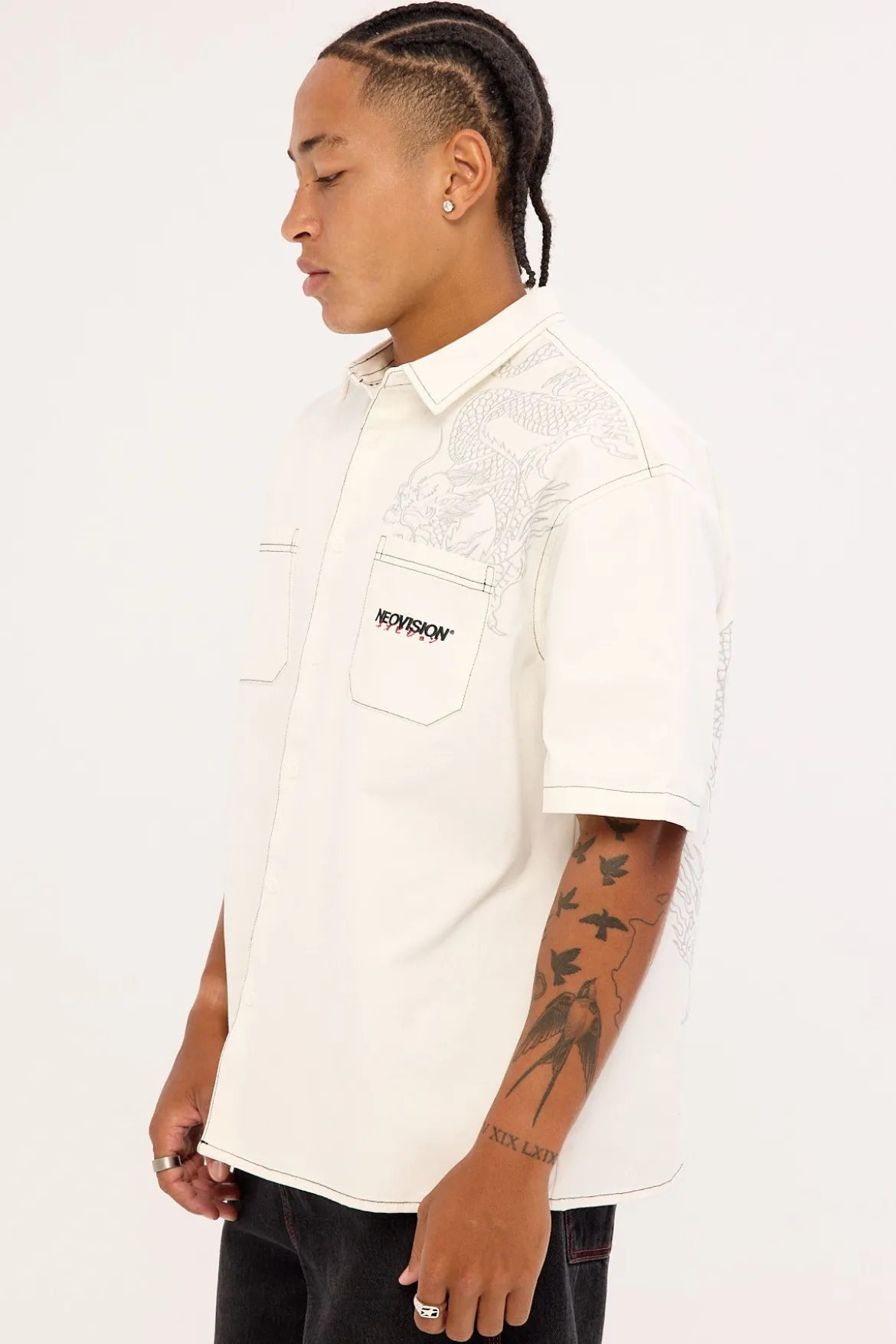 Ryuko Oversize Shirt White