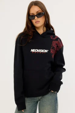 Ryuko Relaxed Hoodie Black