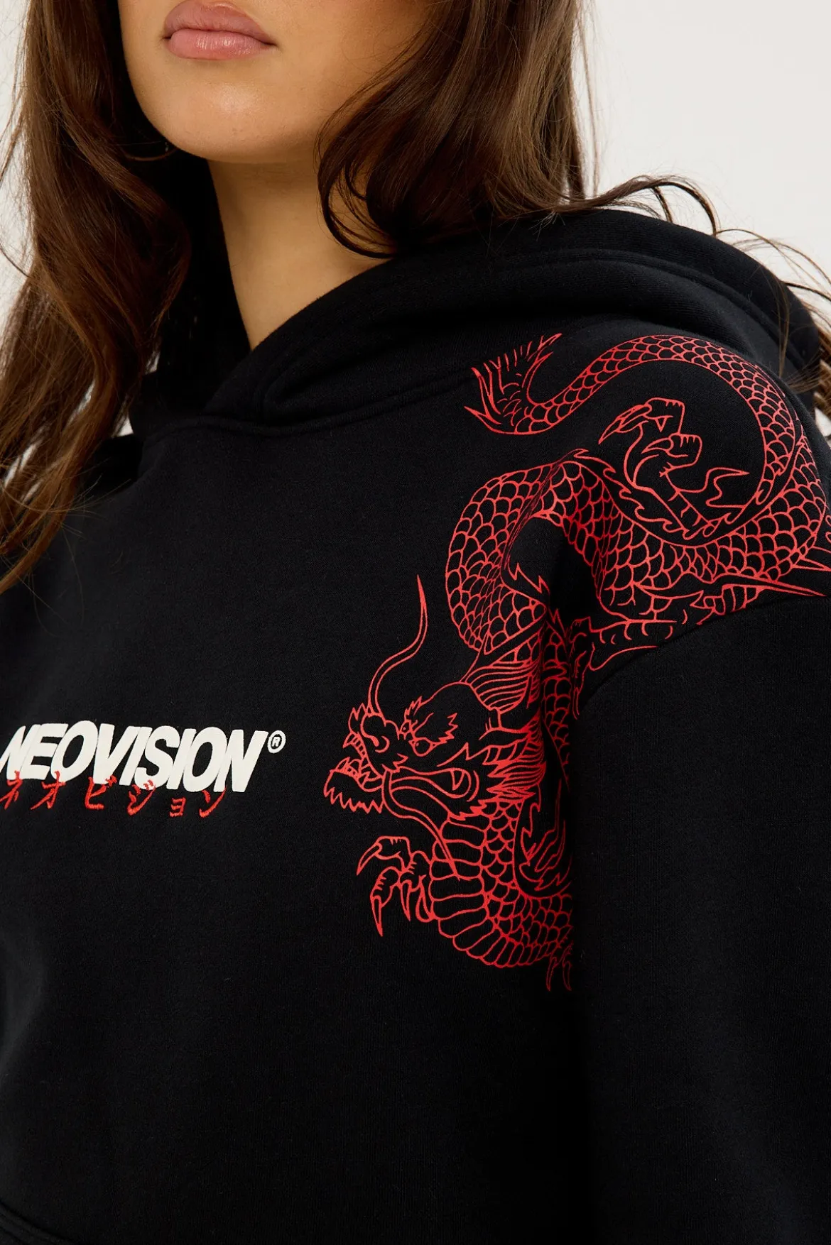 Ryuko Relaxed Hoodie Black