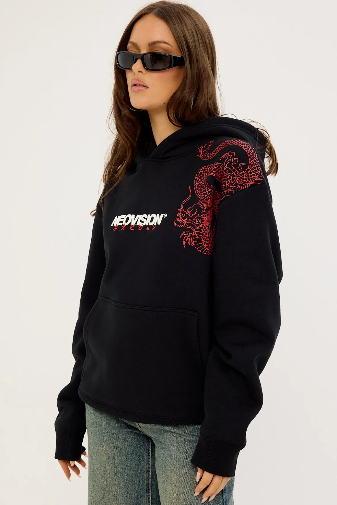 Ryuko Relaxed Hoodie Black