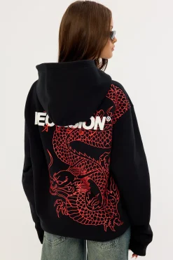 Ryuko Relaxed Hoodie Black
