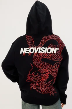 Ryuko Relaxed Hoodie Black
