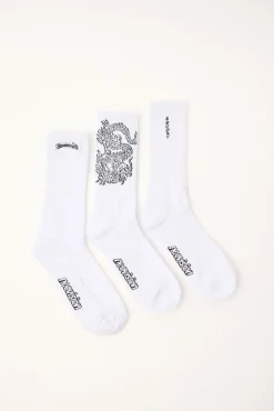 Ryuko Sock 3 Pack White