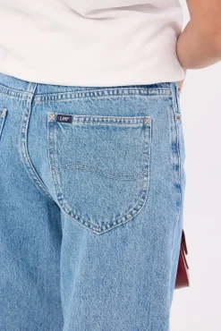 90s Mid Baggy Petite Blue State