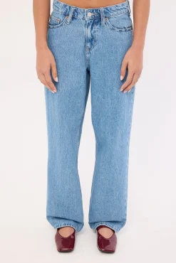 90s Mid Baggy Petite Blue State