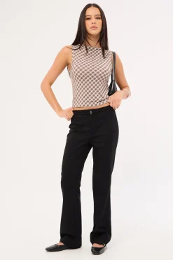 Sabine Belted Pant Black