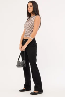 Sabine Belted Pant Black