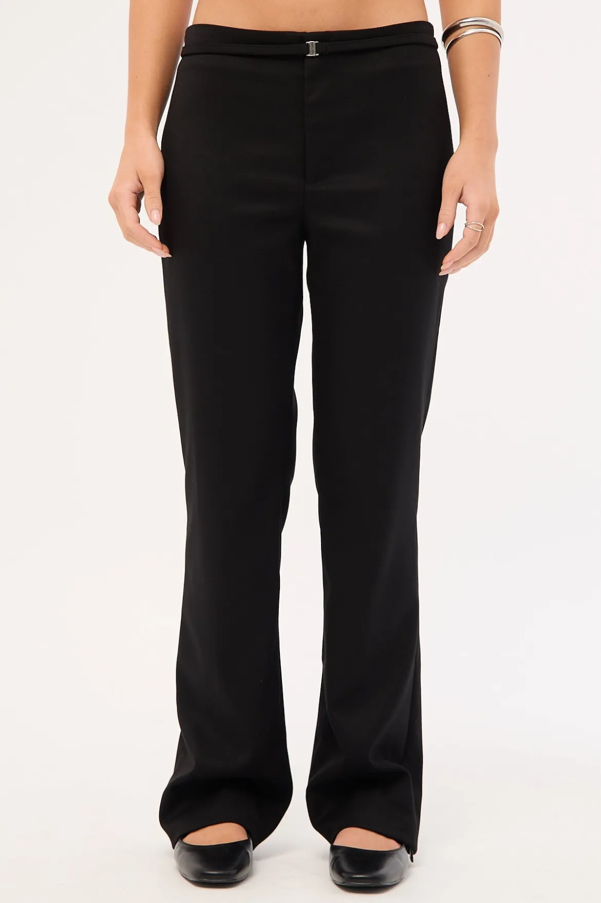 Sabine Belted Pant Black