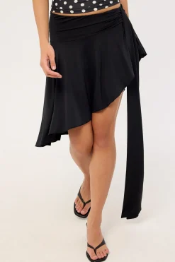 Safari Midi Skirt Noir