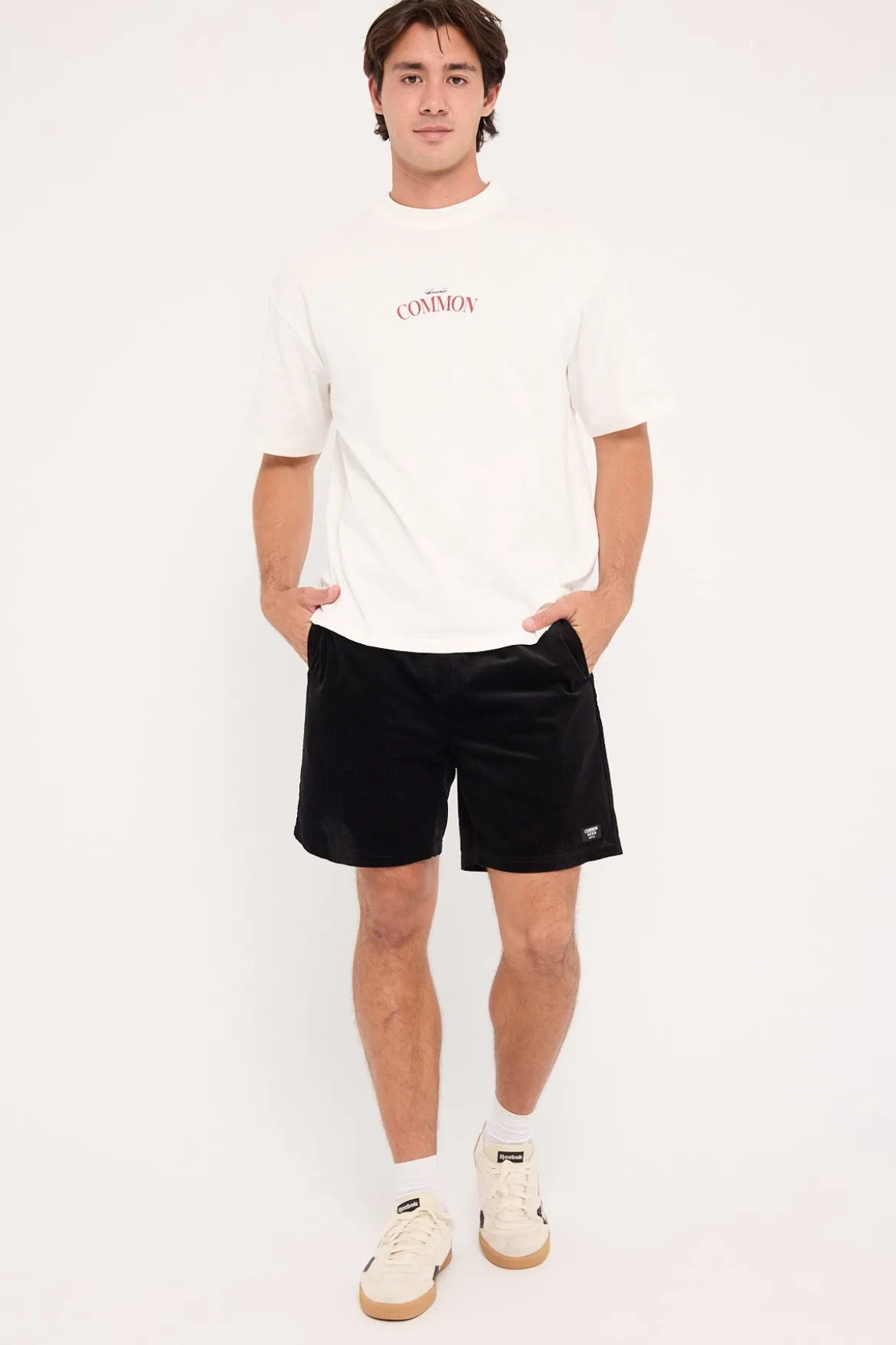 Salt Organic Cord Short Black