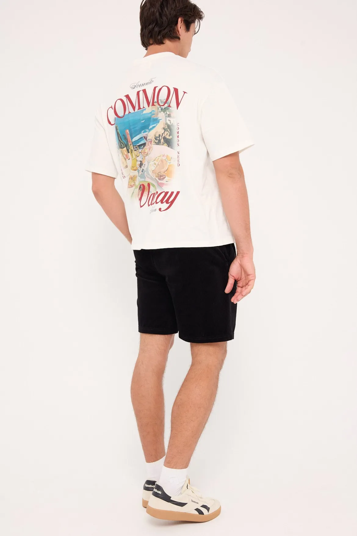 Salt Organic Cord Short Black