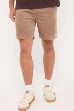 Salt Organic Cord Short Taupe