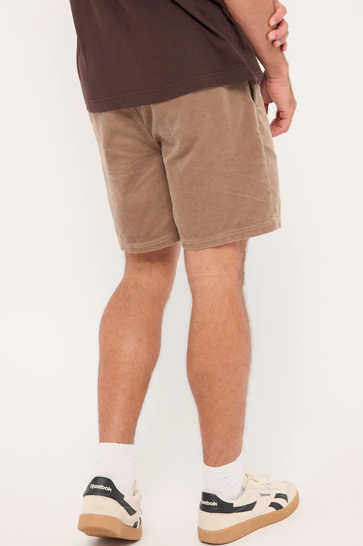 Salt Organic Cord Short Taupe