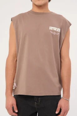 San Francisco Muscle Tank Taupe