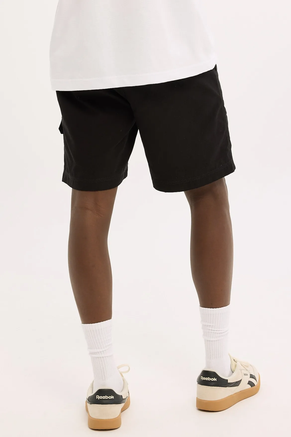 Sanctuary Elastic Waist Cargo Short Black