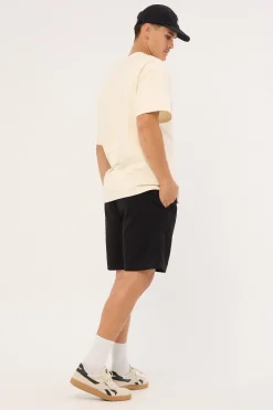 Sanctuary Organic Elastic Waist Cargo Short Black