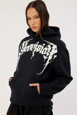 Sanctum Relaxed Hoodie Black