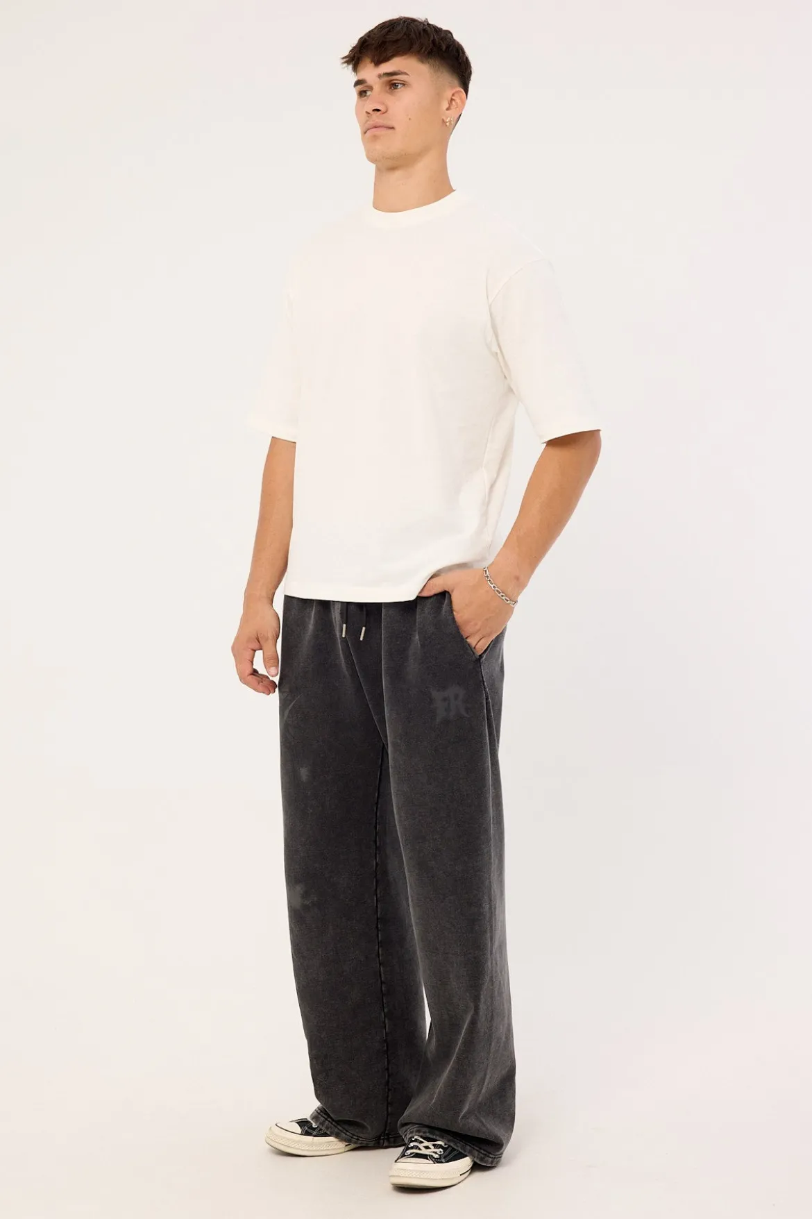 Sandstorm Wide Leg Pant Black Wash