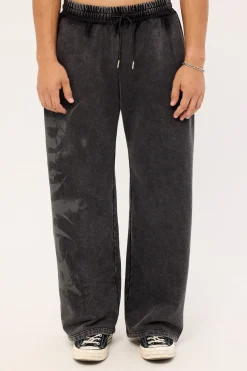 Sandstorm Wide Leg Pant Black Wash