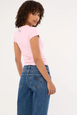 Sardinas Baby Tee Pink
