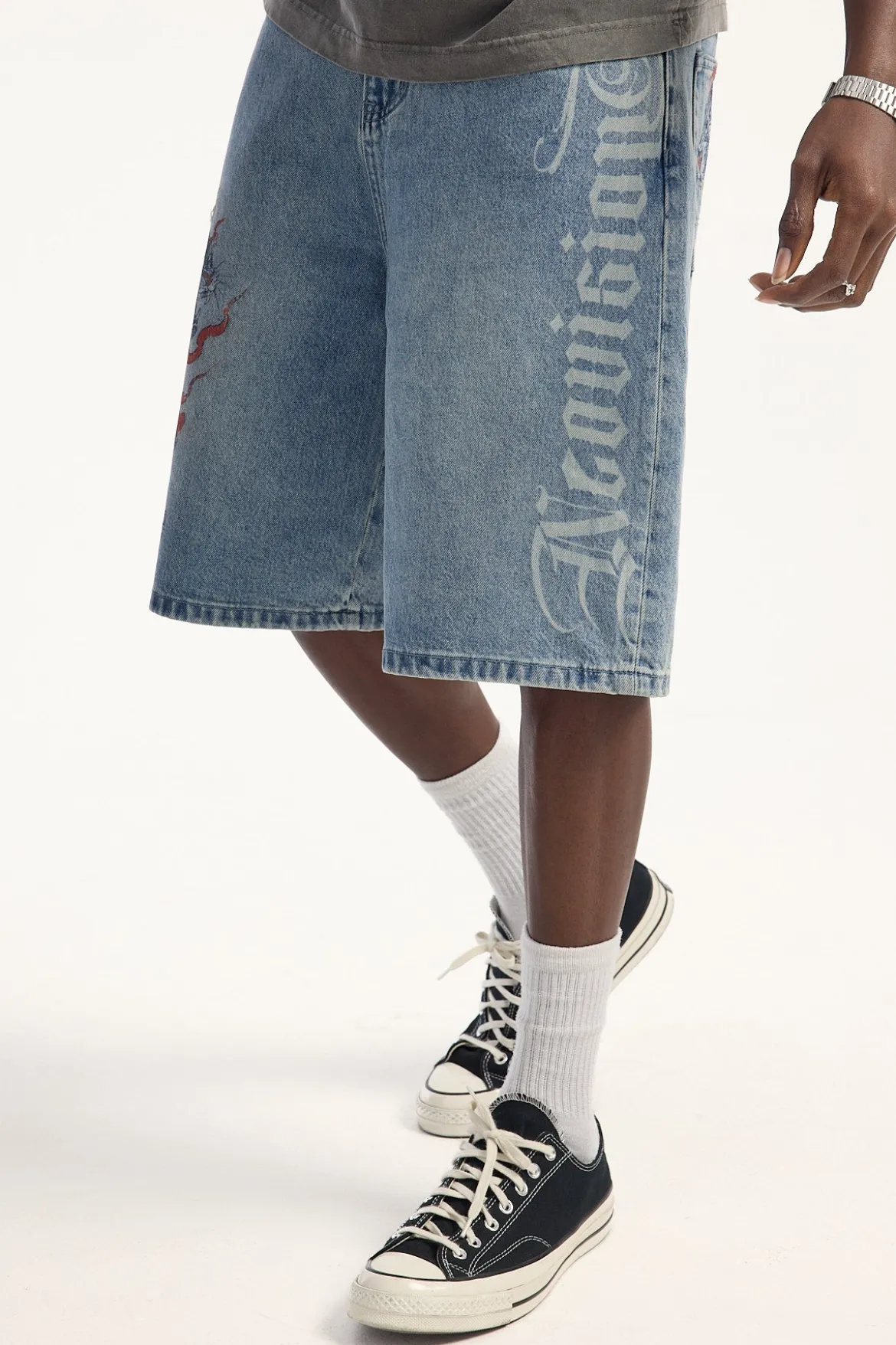 Savage Nexa Baggy Jort Faded Blue
