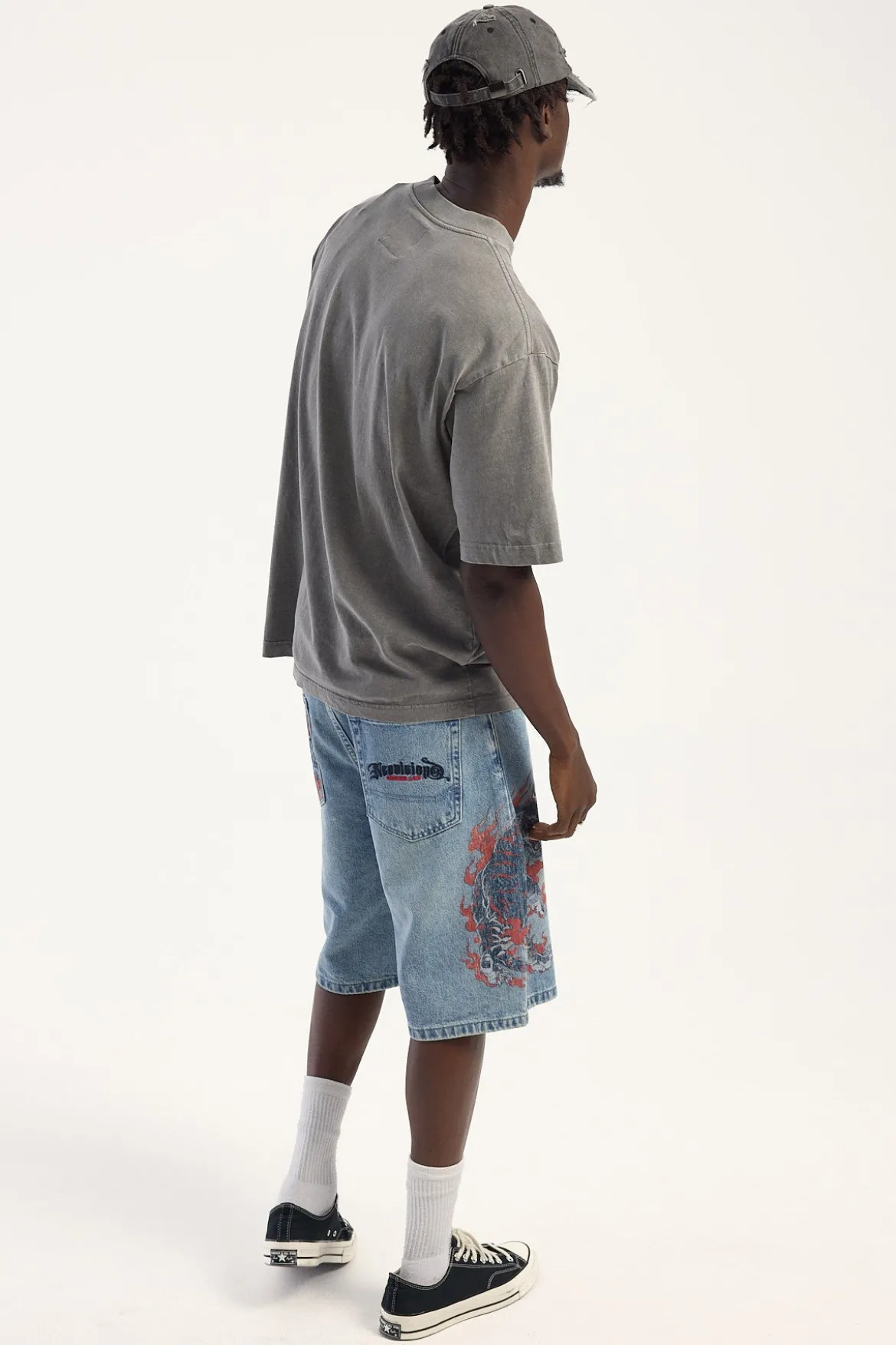 Savage Nexa Baggy Jort Faded Blue