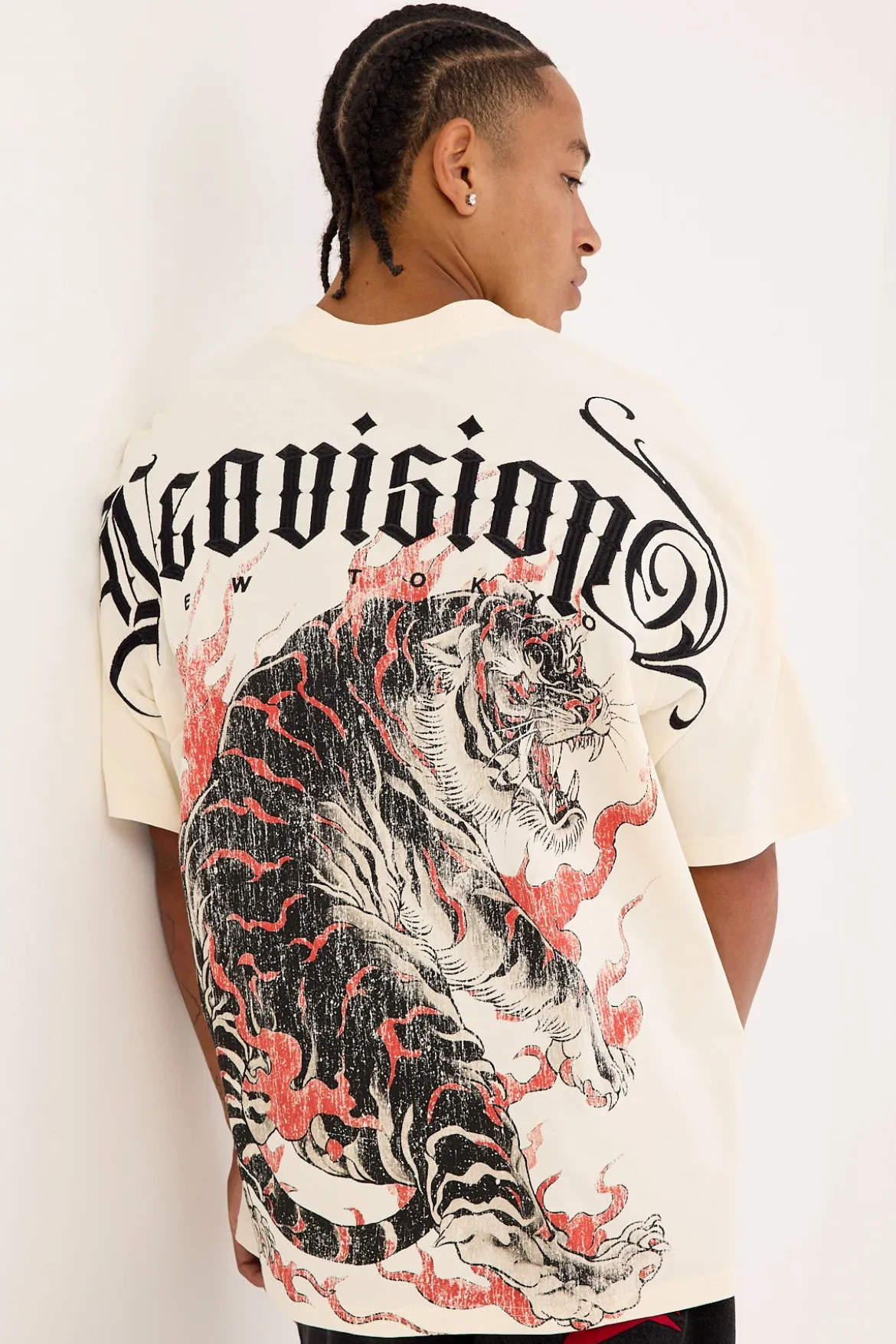 Savage Oversize Super Heavy Tee Cloud White