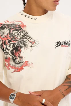 Savage Oversize Super Heavy Tee Cloud White